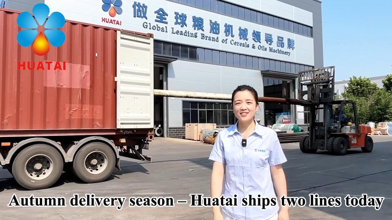 Huatai Group Ships 100 TPD Sunflower Oil Refining & Dewaxing Line to Sudan – Another Milestone in "China Smart Manufacturing" Going Global